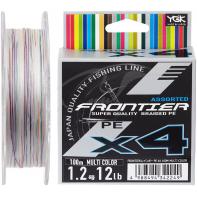 Шнур YGK Frontier X4 Assorted Single Color 100m #3.0 (55450324)